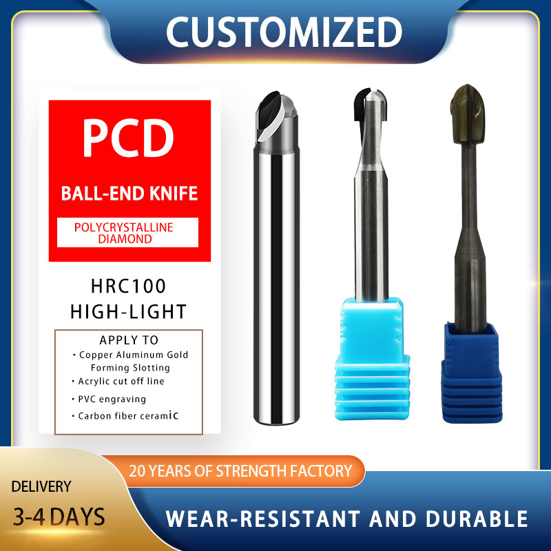 PCD ball nose knife
