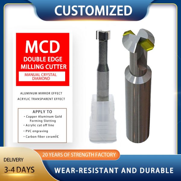 MCD Double edge milling cutter 0